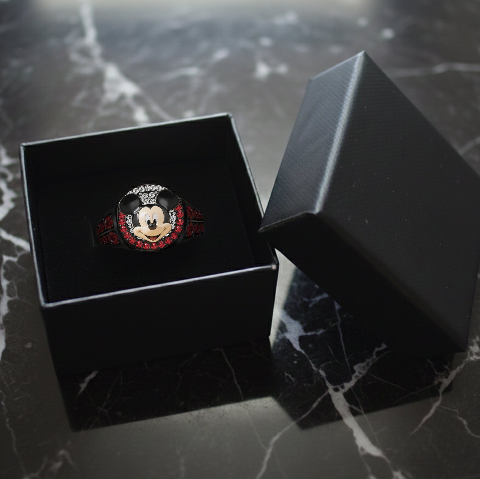 Personalized Mickey & Minnie Mouse Signet Ring Gift Idea Signet Ring GradoCreations