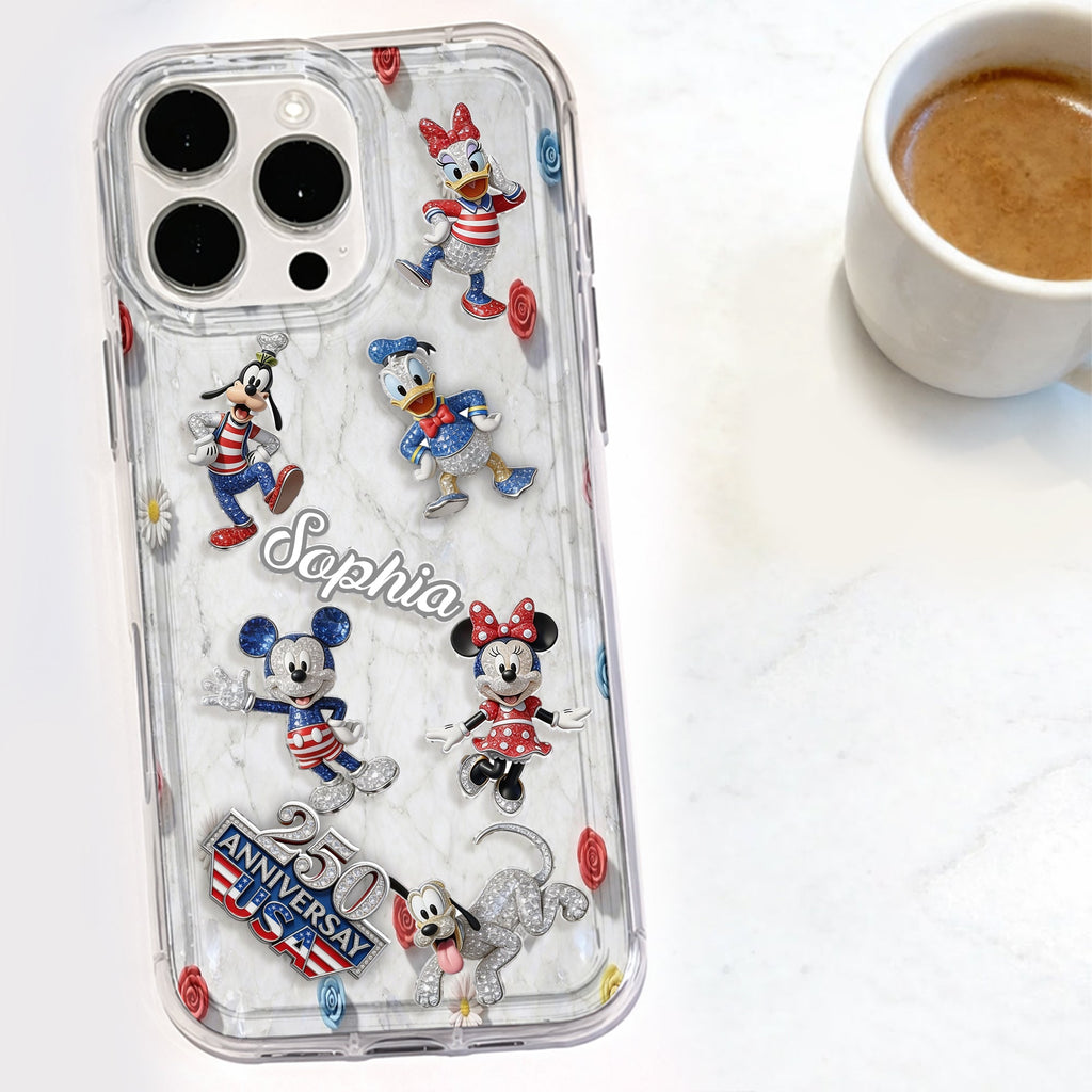 Personalized Shaker Phone Case with Custom Name for Kids Shaker Phone Case GradoCreations