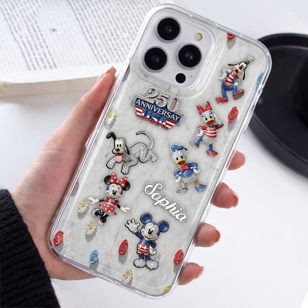 Personalized Shaker Phone Case with Custom Name for Kids Shaker Phone Case GradoCreations