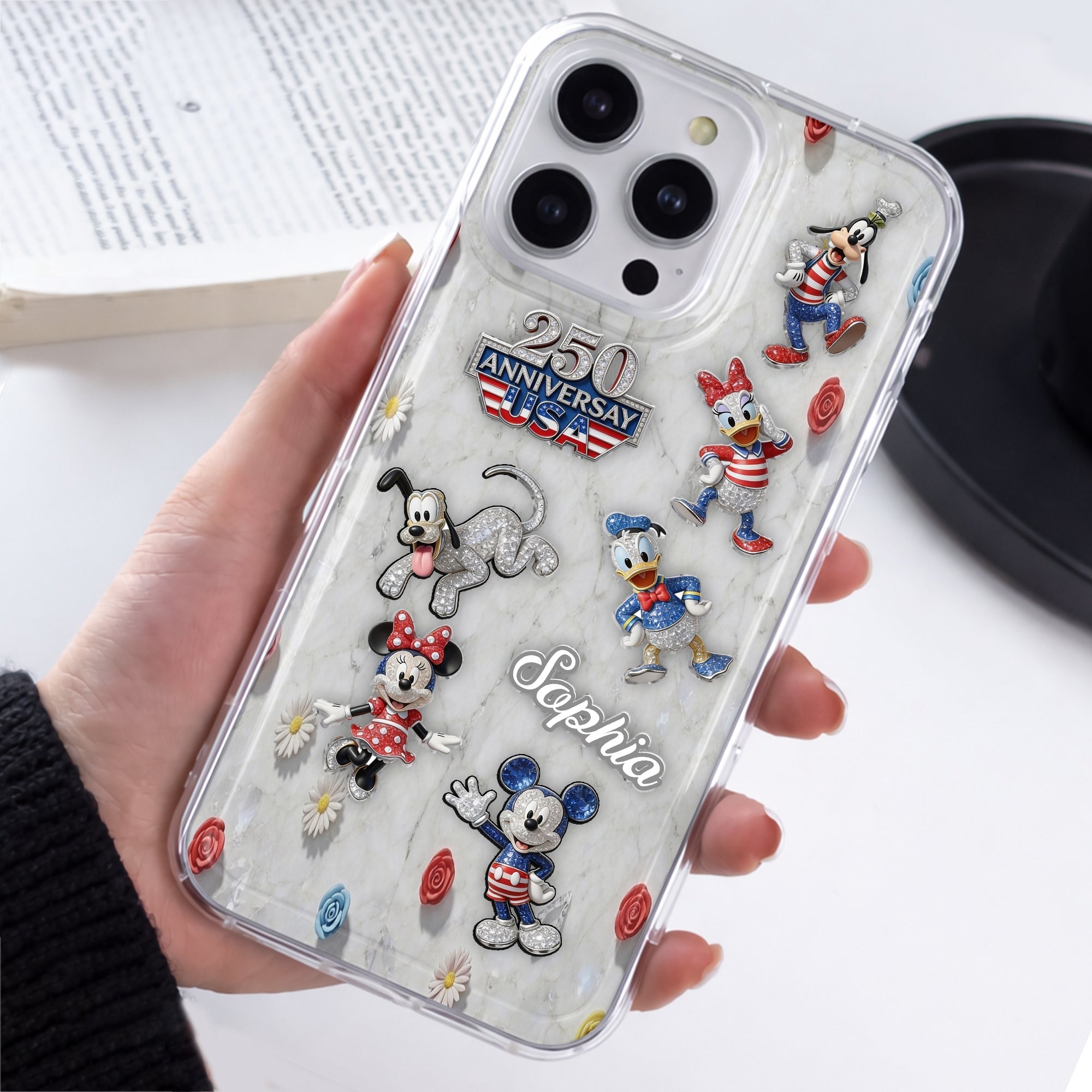 Personalized Shaker Phone Case with Custom Name for Kids Shaker Phone Case GradoCreations