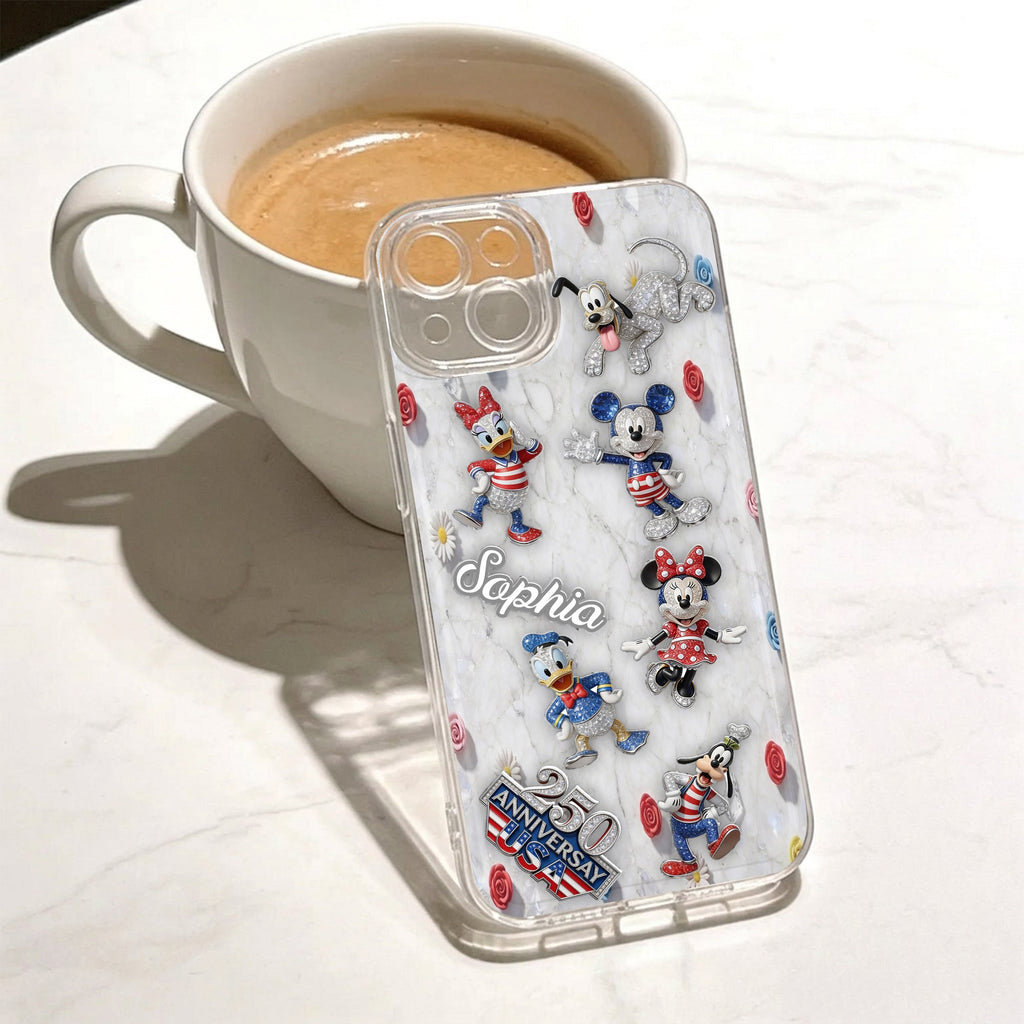 Personalized Shaker Phone Case with Custom Name for Kids Shaker Phone Case GradoCreations