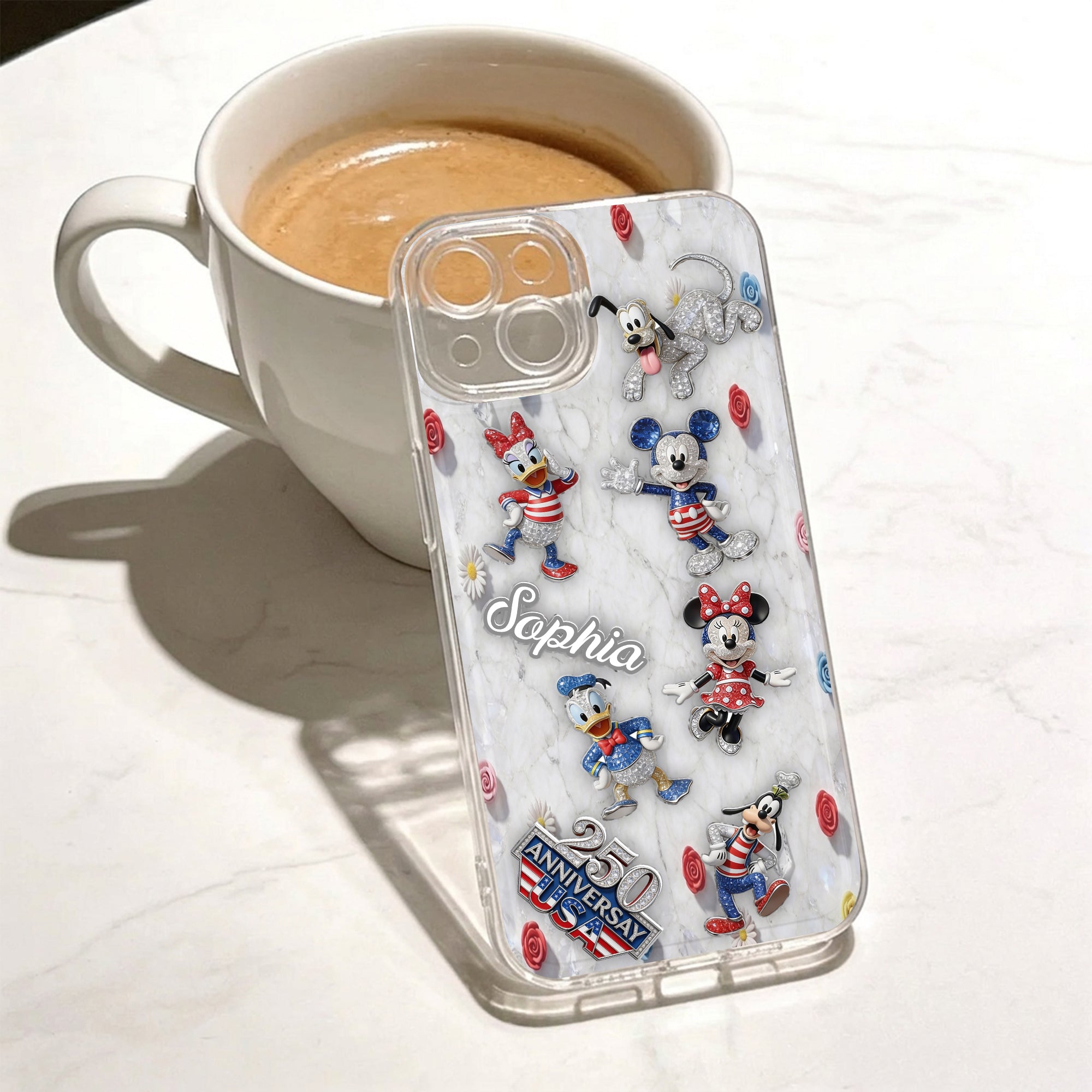 Personalized Shaker Phone Case with Custom Name for Kids Shaker Phone Case GradoCreations