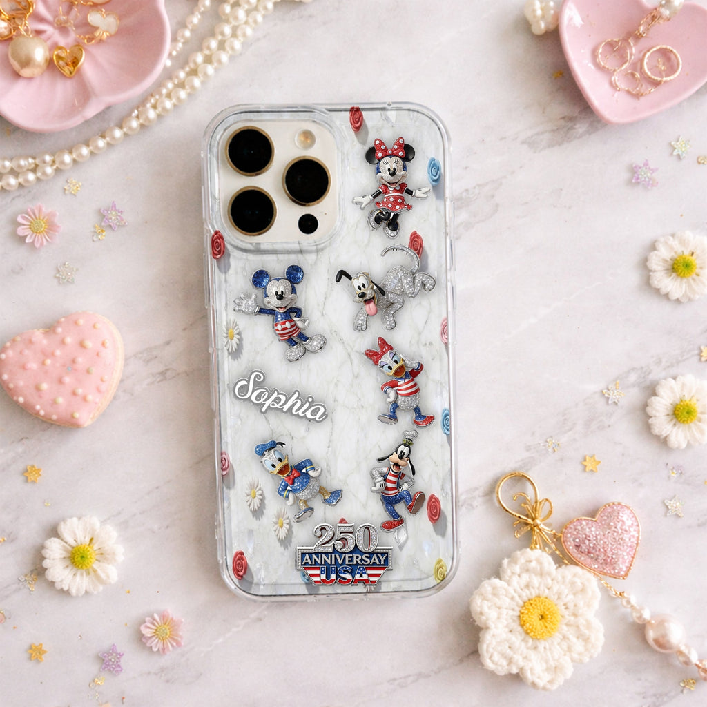 Personalized Shaker Phone Case with Custom Name for Kids Shaker Phone Case GradoCreations