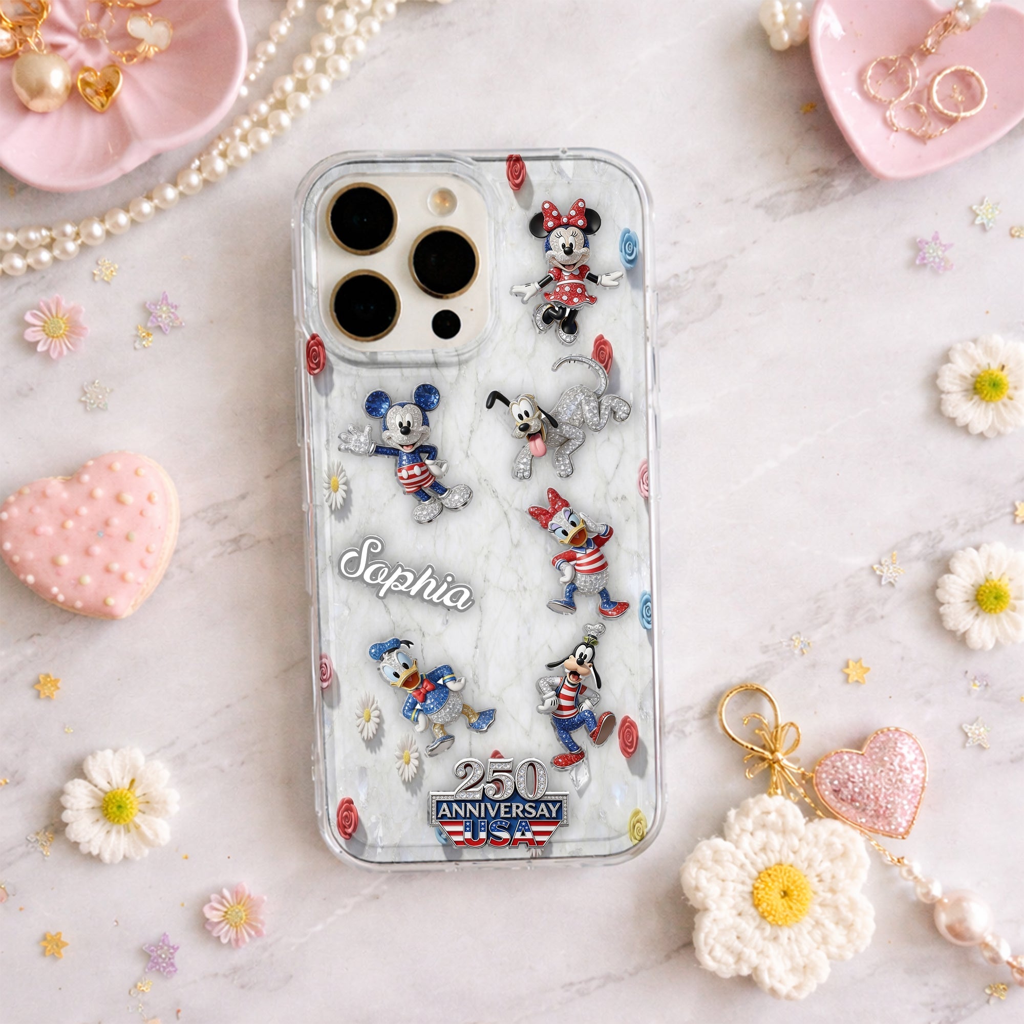 Personalized Shaker Phone Case with Custom Name for Kids Shaker Phone Case GradoCreations