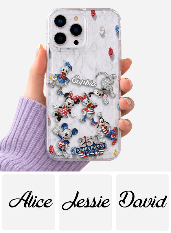 Personalized Shaker Phone Case with Custom Name for Kids Shaker Phone Case GradoCreations