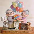 Personalized Acrylic Plaque My Greatest Adventure Custom Gift for Couples Custom Shaped Acrylic Plaque GradoCreations
