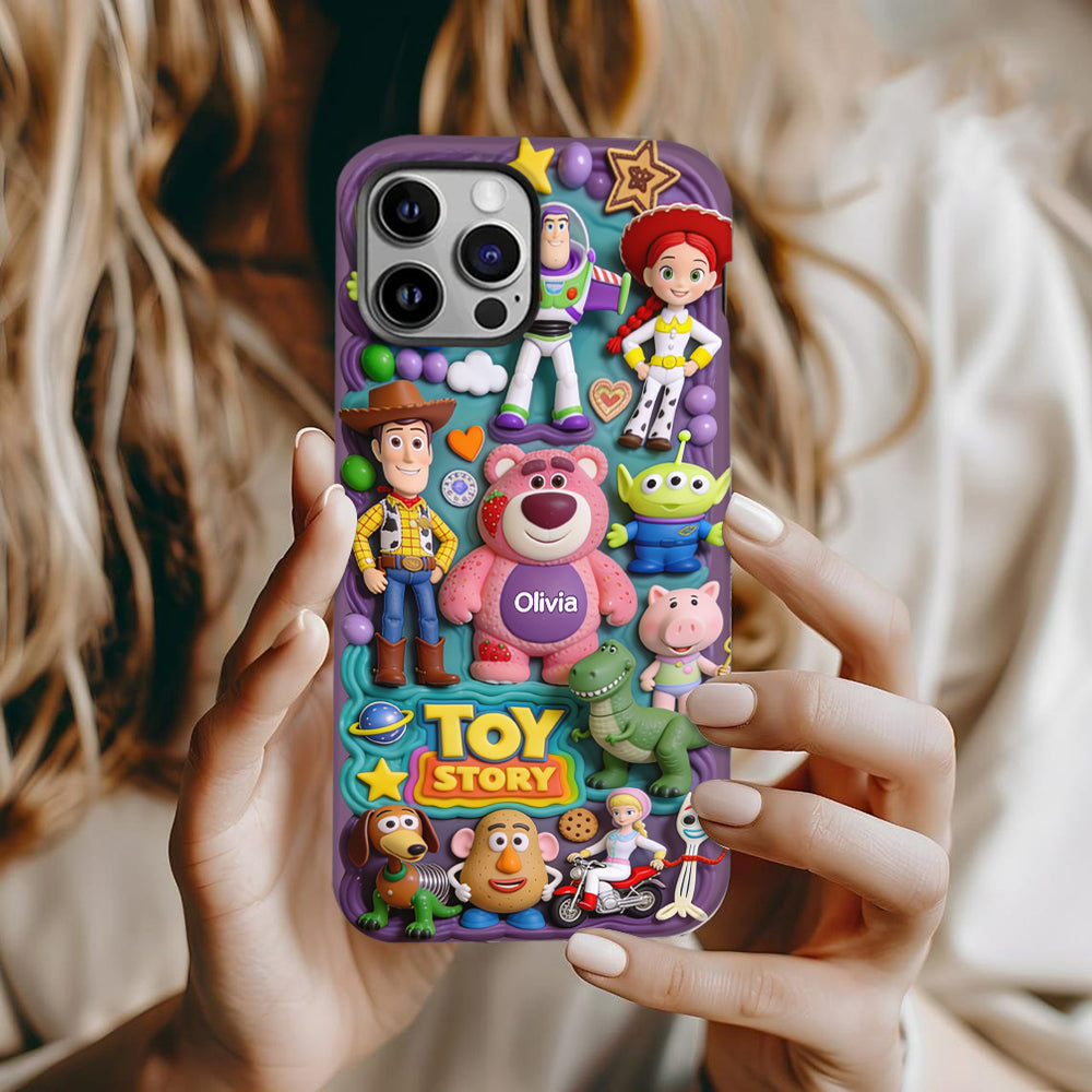 Personalized Toy Story Phone Case Custom Name Gift for Movie Fans Phone Case GradoCreations