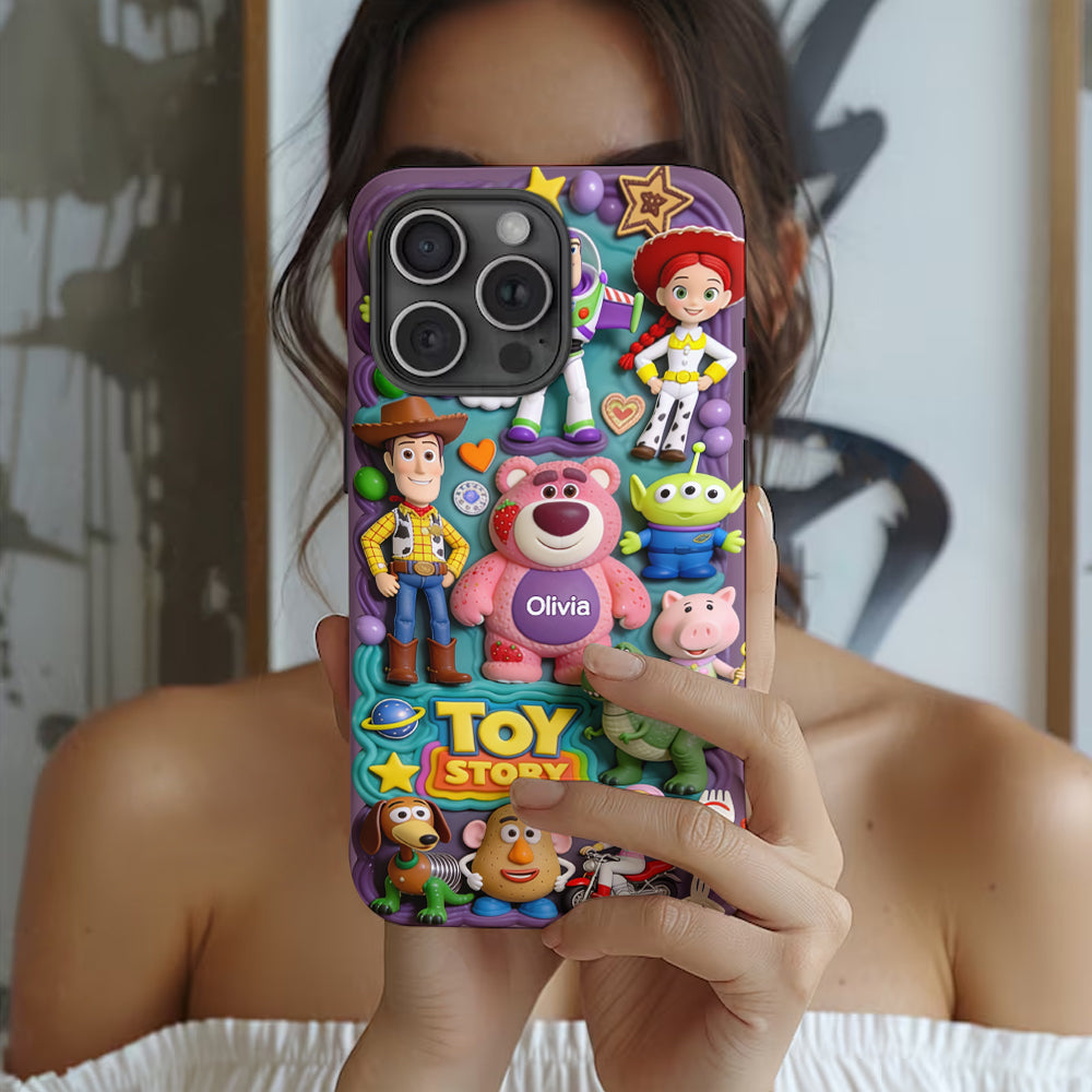 Personalized Toy Story Phone Case Custom Name Gift for Movie Fans Phone Case GradoCreations