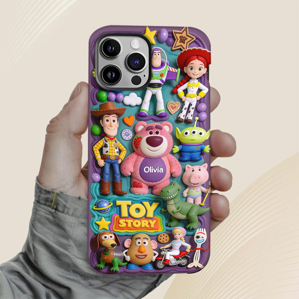 Personalized Toy Story Phone Case Custom Name Gift for Movie Fans Phone Case GradoCreations