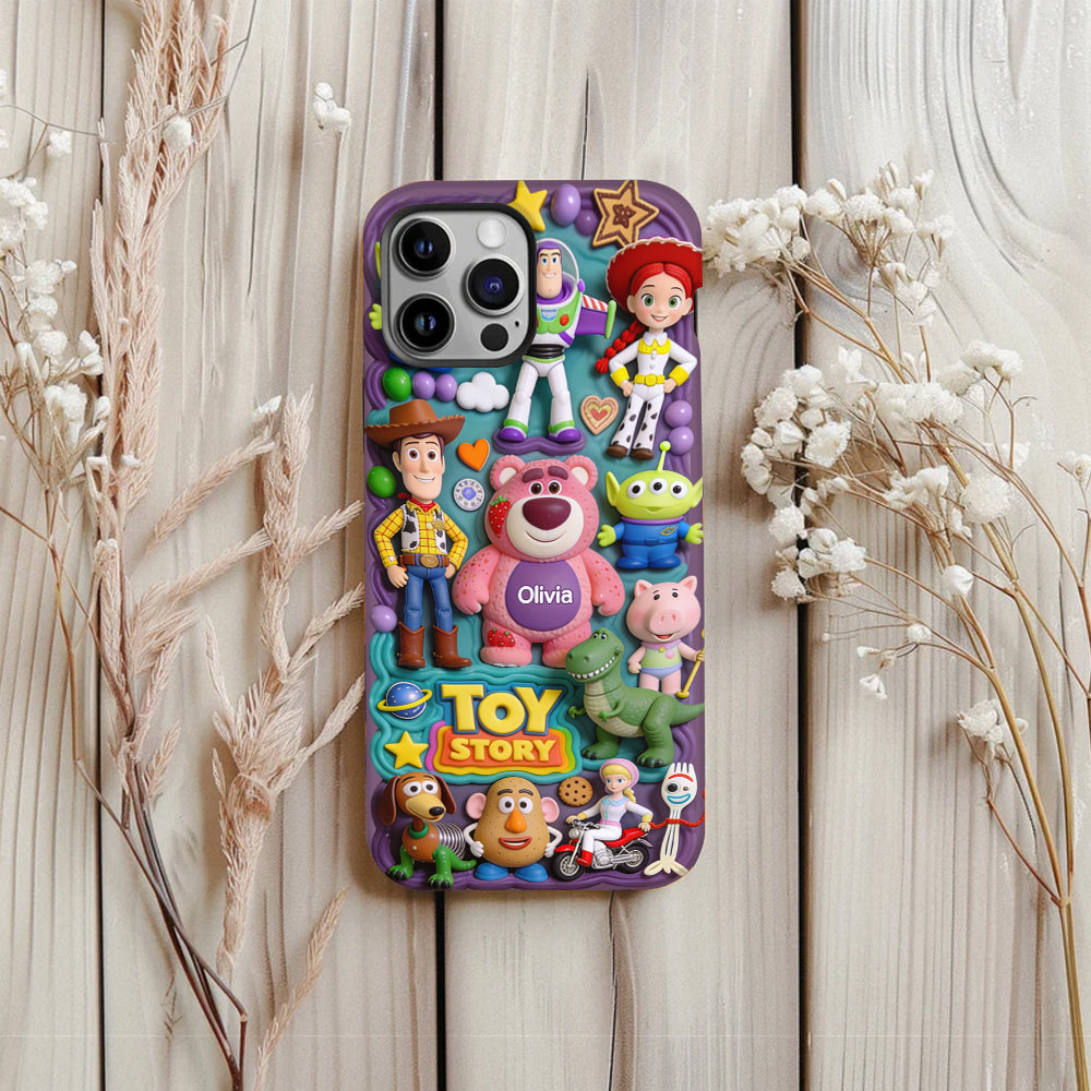 Personalized Toy Story Phone Case Custom Name Gift for Movie Fans Phone Case GradoCreations