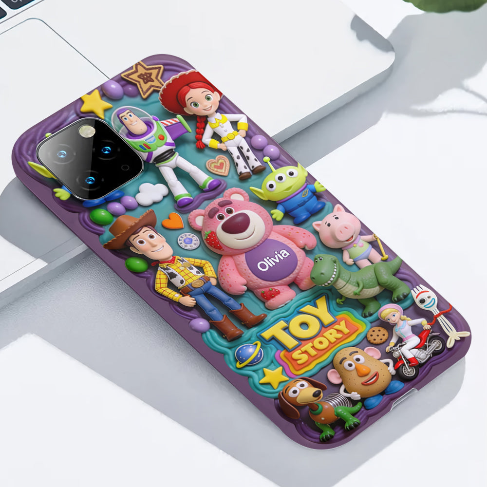 Personalized Toy Story Phone Case Custom Name Gift for Movie Fans Phone Case GradoCreations