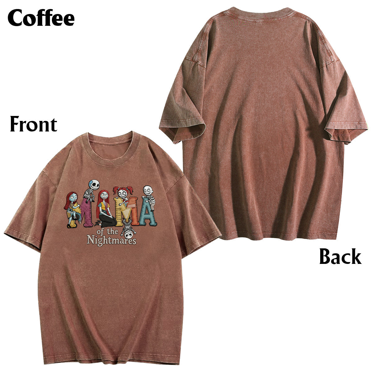 Personalized Nightmare Wash T-Shirt Custom Name Gift for Mom Wash T-shirt GradoCreations
