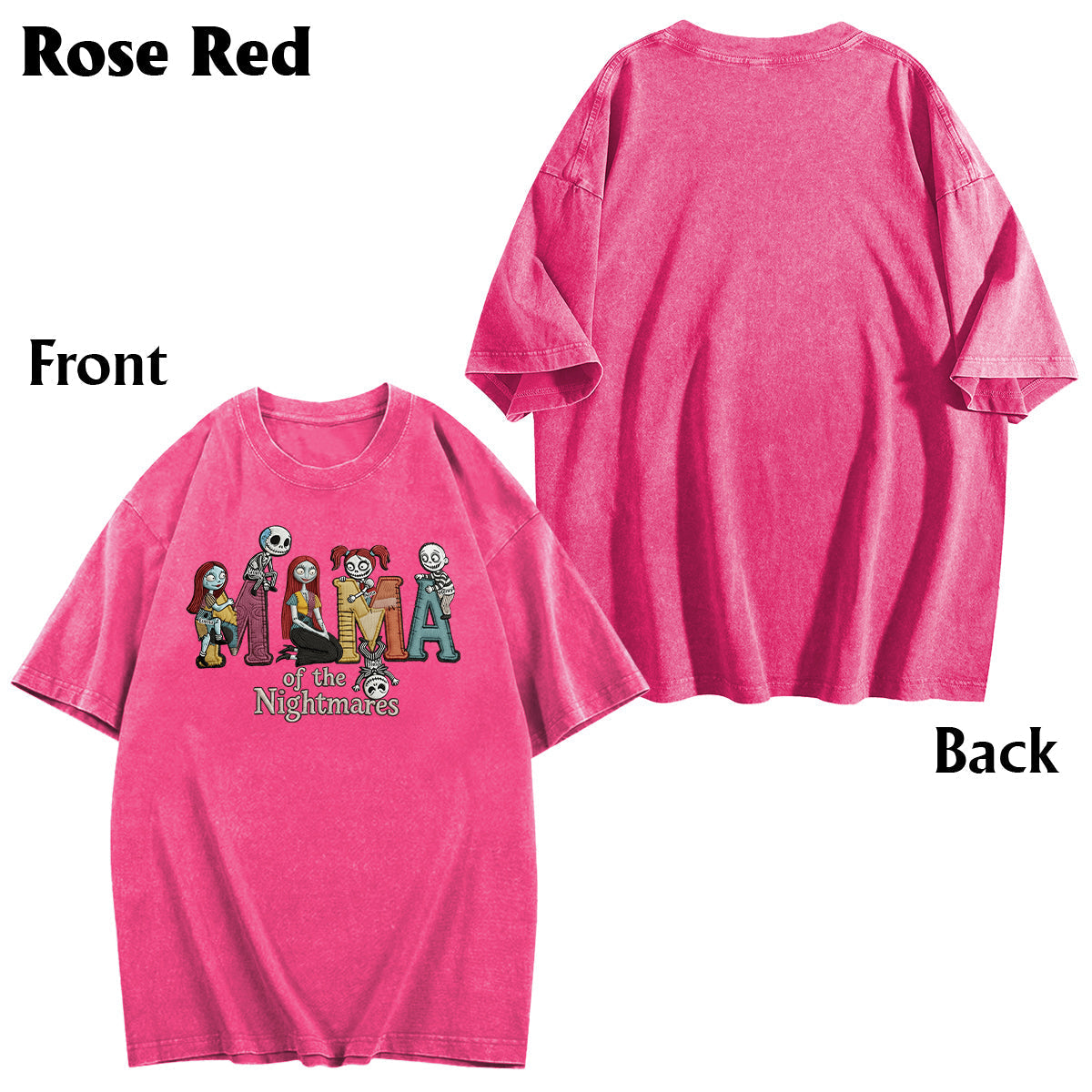 Personalized Nightmare Wash T-Shirt Custom Name Gift for Mom Wash T-shirt GradoCreations