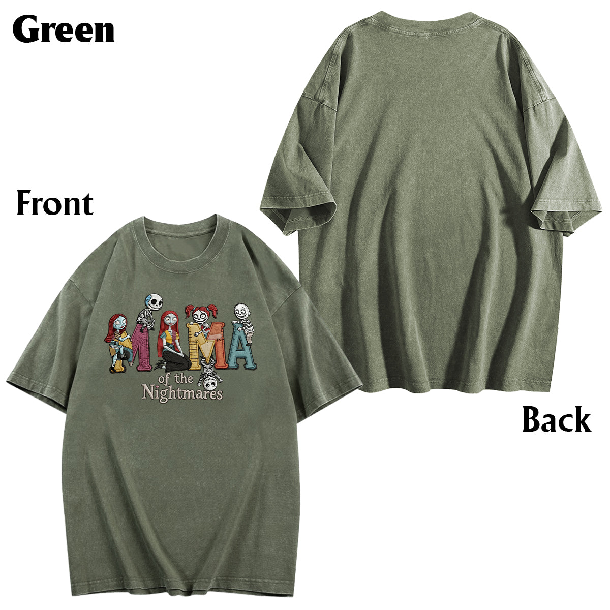 Personalized Nightmare Wash T-Shirt Custom Name Gift for Mom Wash T-shirt GradoCreations