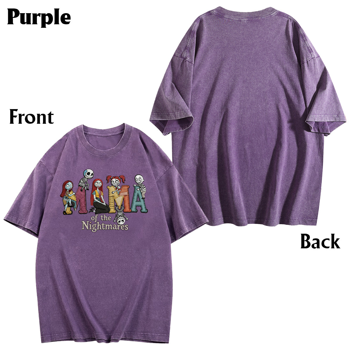 Personalized Nightmare Wash T-Shirt Custom Name Gift for Mom Wash T-shirt GradoCreations