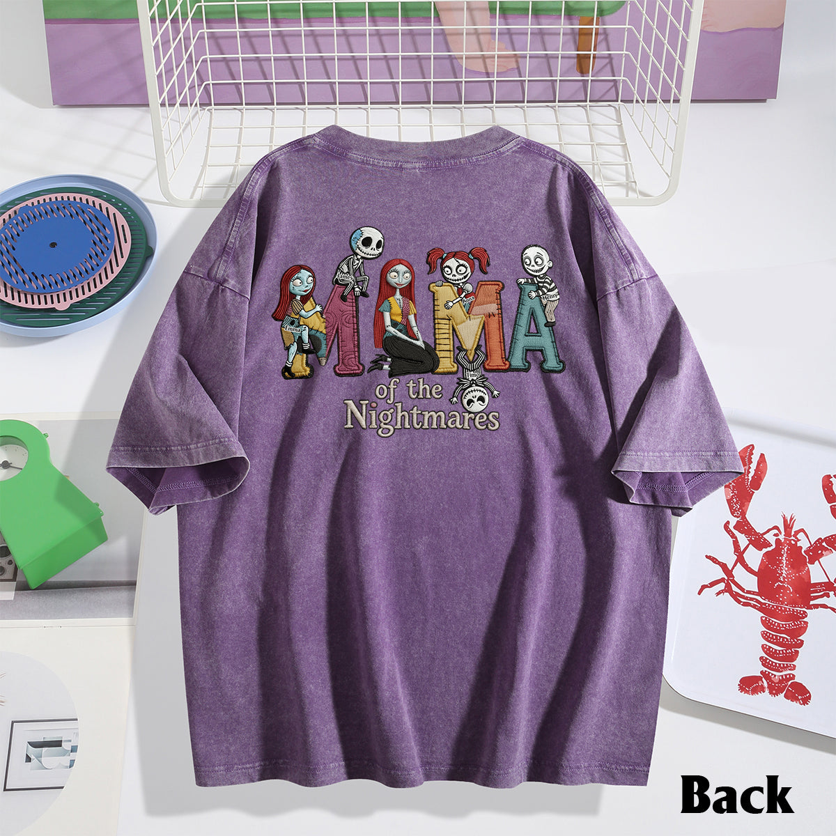 Personalized Nightmare Wash T-Shirt Custom Name Gift for Mom Wash T-shirt GradoCreations