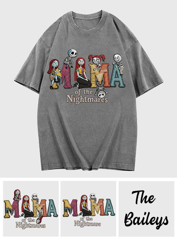 Personalized Nightmare Wash T-Shirt Custom Name Gift for Mom Wash T-shirt GradoCreations