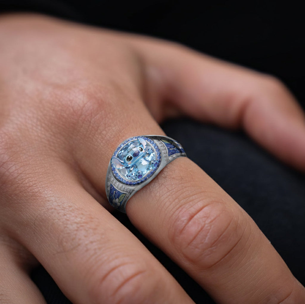 Personalized Ohana Signet Ring Custom Name Gift for Family Signet Ring GradoCreations