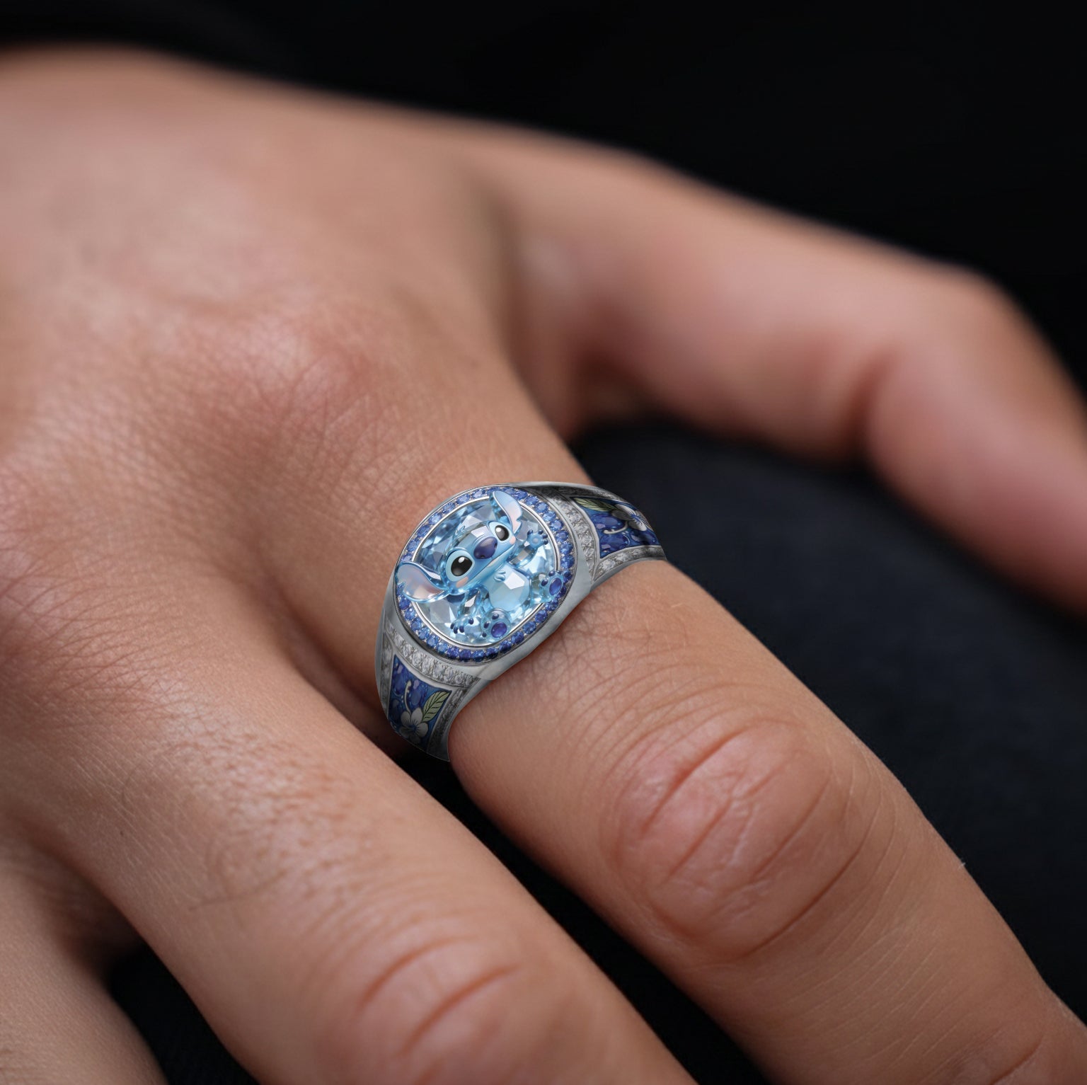 Personalized Ohana Signet Ring Custom Name Gift for Family Signet Ring GradoCreations