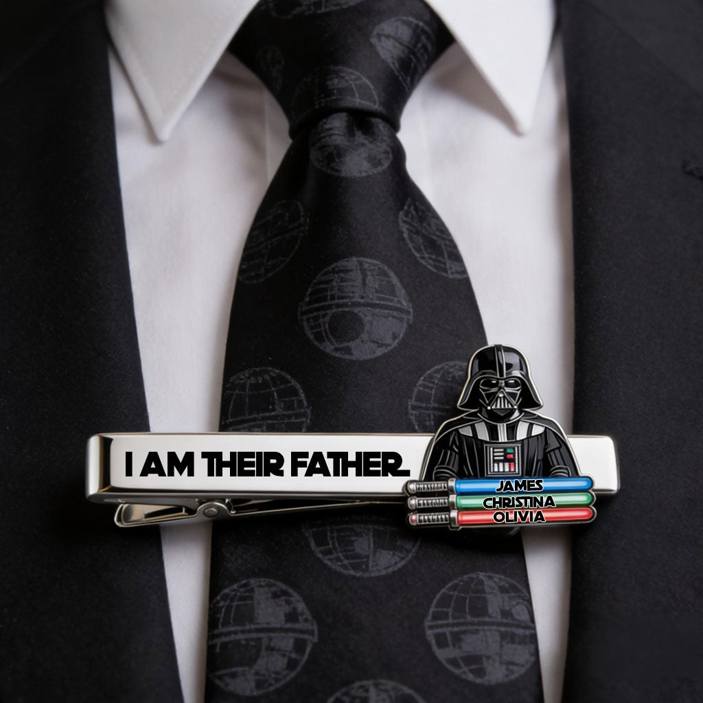 Personalized Stainless Steel Tie Clip Custom Name Gift for Dad Tie Clip GradoCreations