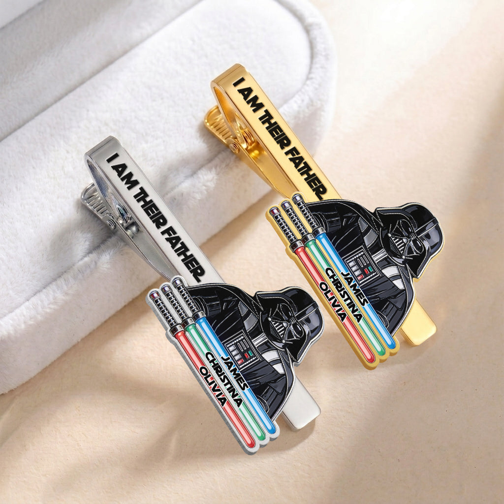 Personalized Stainless Steel Tie Clip Custom Name Gift for Dad Tie Clip GradoCreations