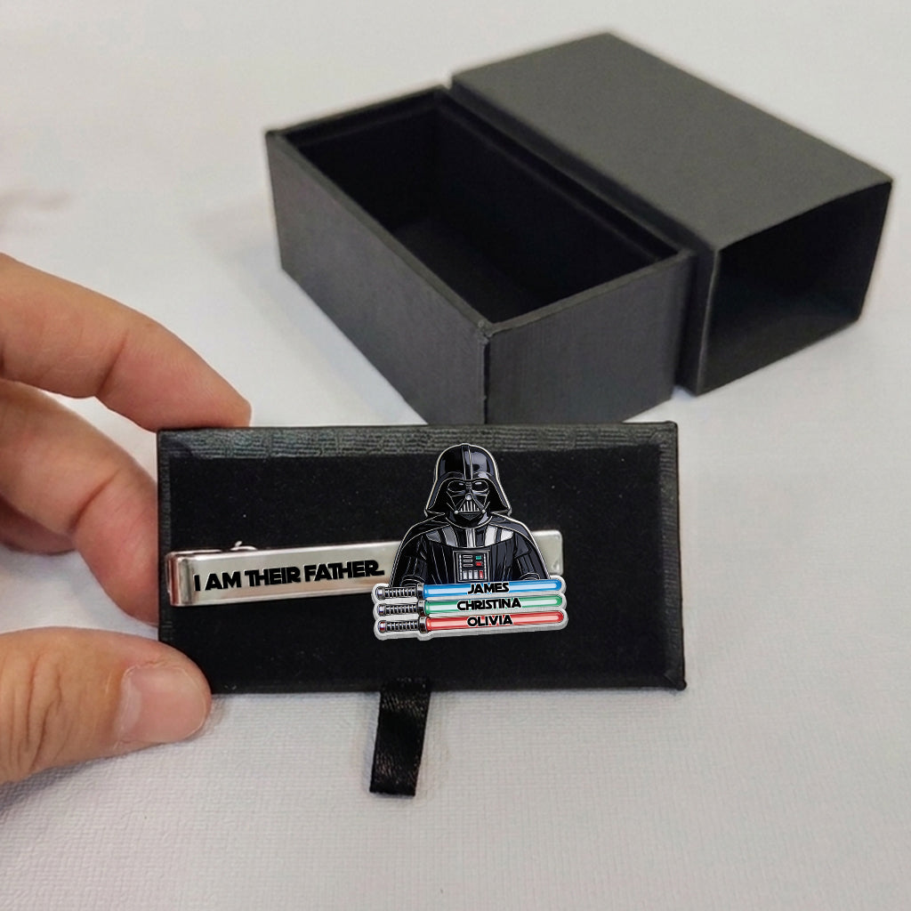 Personalized Stainless Steel Tie Clip Custom Name Gift for Dad Tie Clip GradoCreations