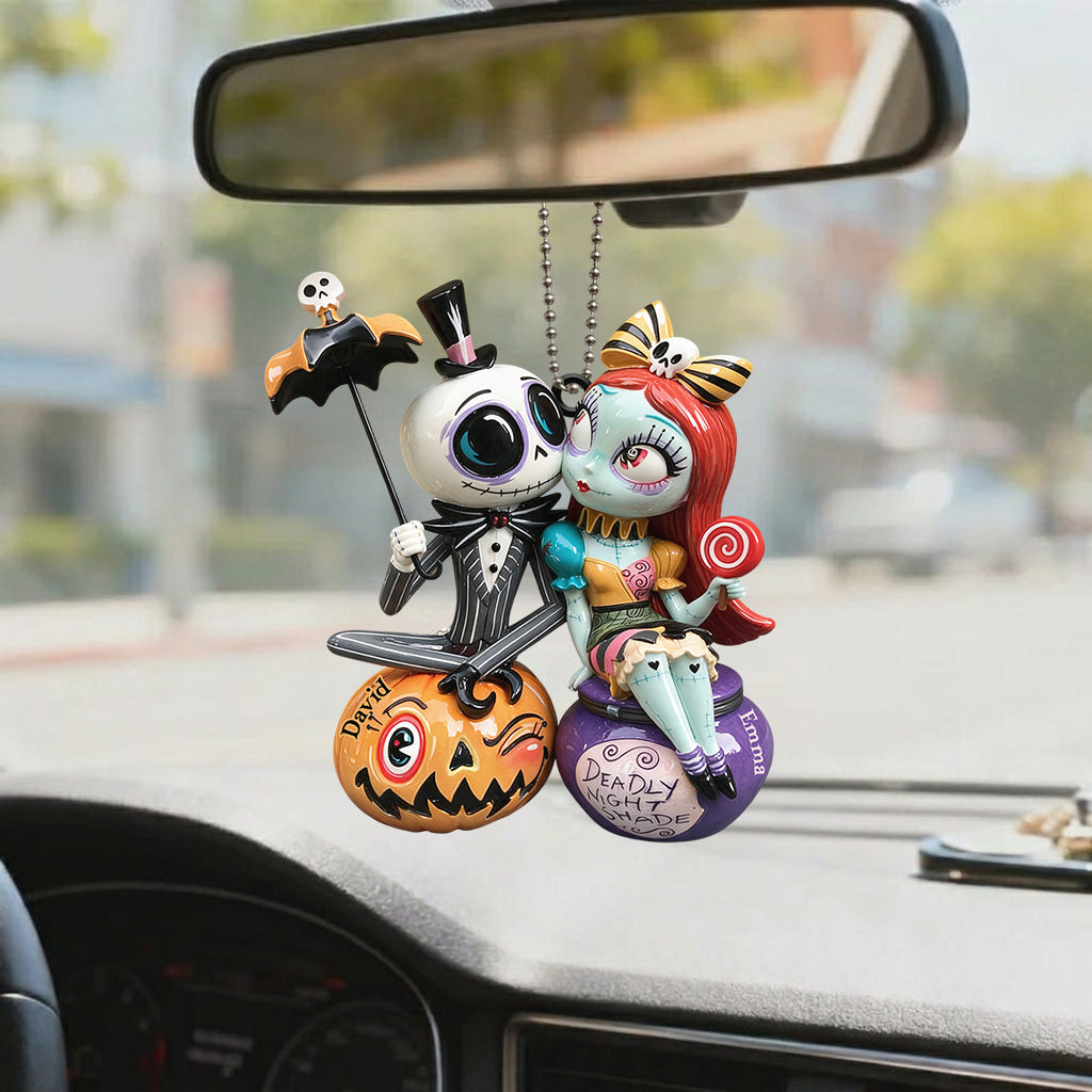 Personalized 3D Resin Ornament Nightmare Before Christmas Gift Premium 3D Ornament GradoCreations