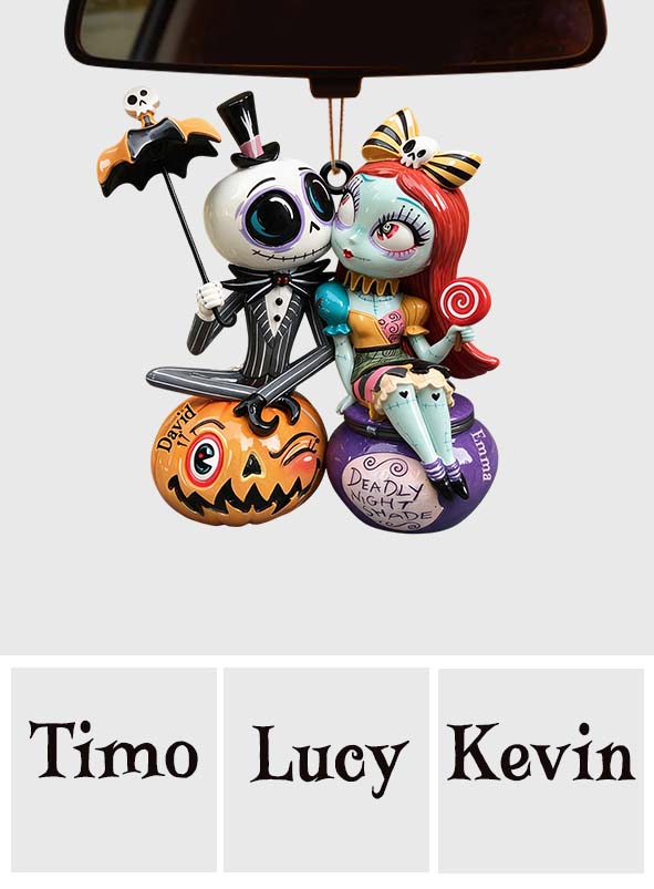 Personalized 3D Resin Ornament Nightmare Before Christmas Gift Premium 3D Ornament GradoCreations