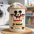 Personalized Mickey Mouse Laundry Basket Custom Name Gift Laundry Basket GradoCreations