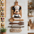 Personalized Disney Chef Pallet Wood Sign Custom Name Gift Pallet Wood Sign GradoCreations