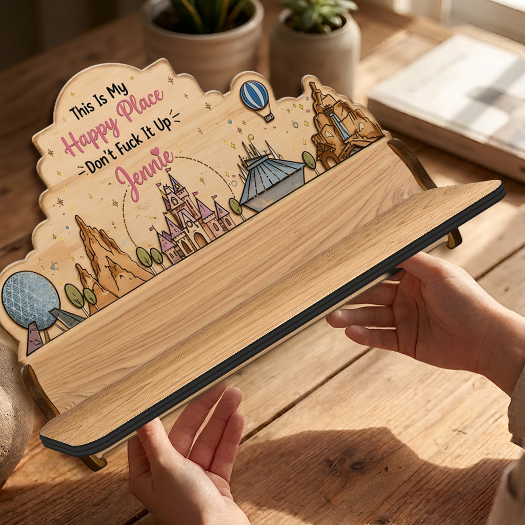 Personalized Wooden Floating Shelf Custom Name Wall Decor Gift Wooden Floating Shelf GradoCreations