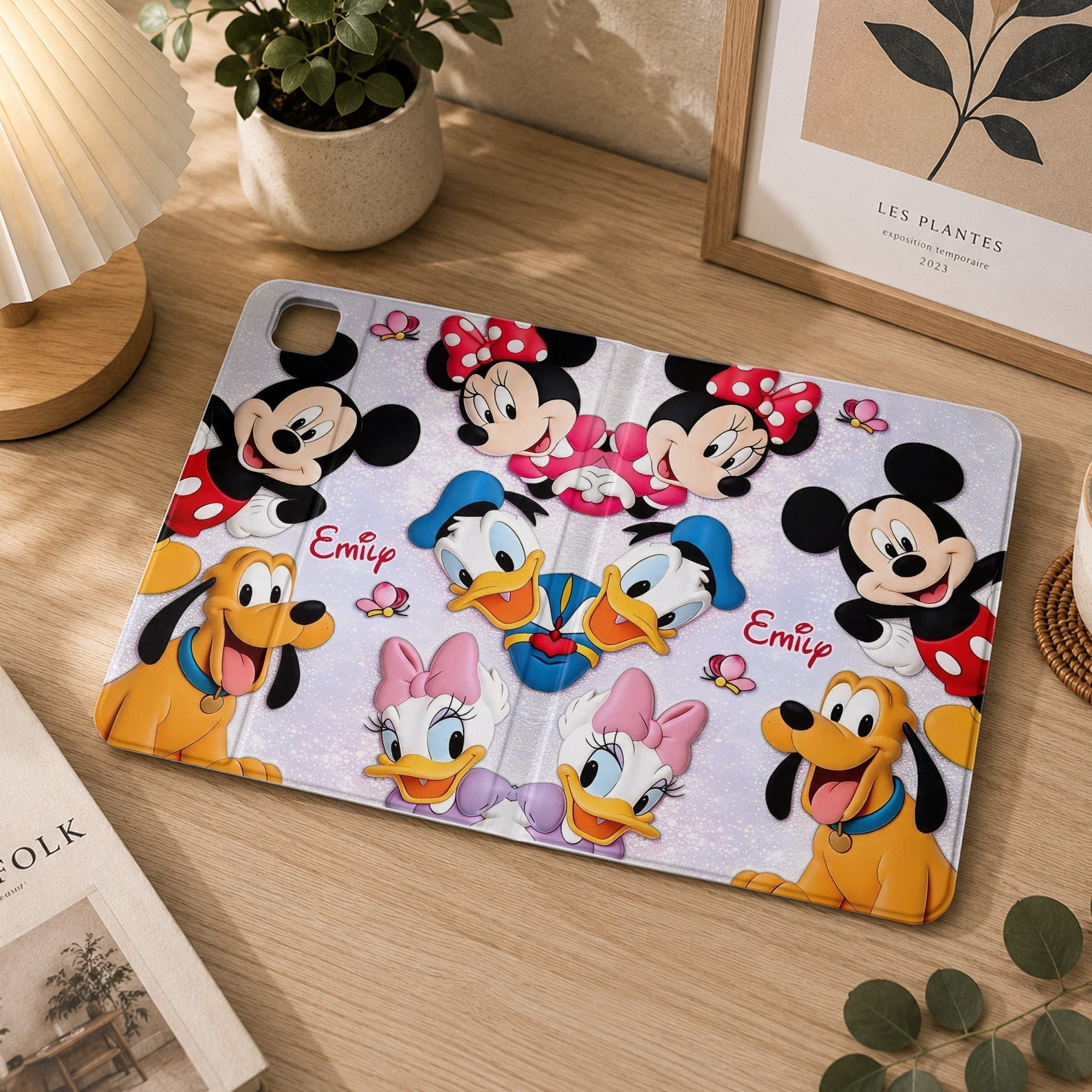 Personalized Cartoon Tablet Cover with Pen Slot for Kids Tablet Cover With Pen Slot GradoCreations