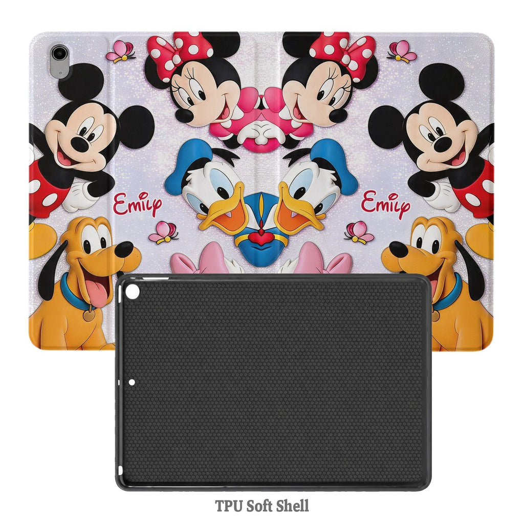 Personalized Cartoon Tablet Cover with Pen Slot for Kids Tablet Cover With Pen Slot GradoCreations