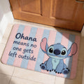 Personalized Ohana Non-Slip Tufted Rug with Stitch Design Non-Slip Tufted Rug GradoCreations