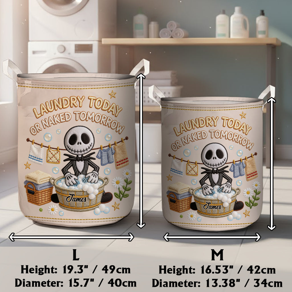 Personalized Nightmare Laundry Basket Custom Name Gift Laundry Basket GradoCreations