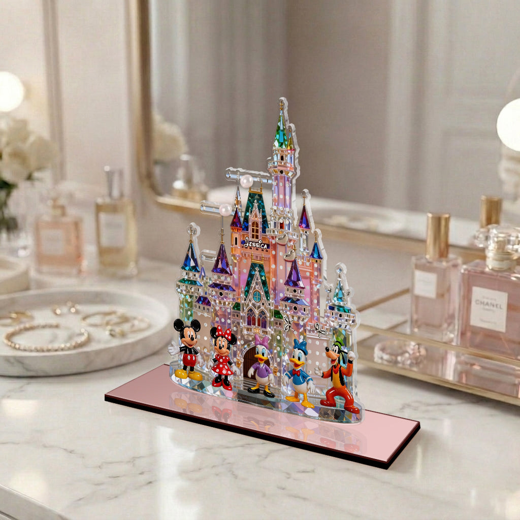 Personalized Acrylic Jewelry Holder Dream Trip Gift for Her Jewelry Holder GradoCreations