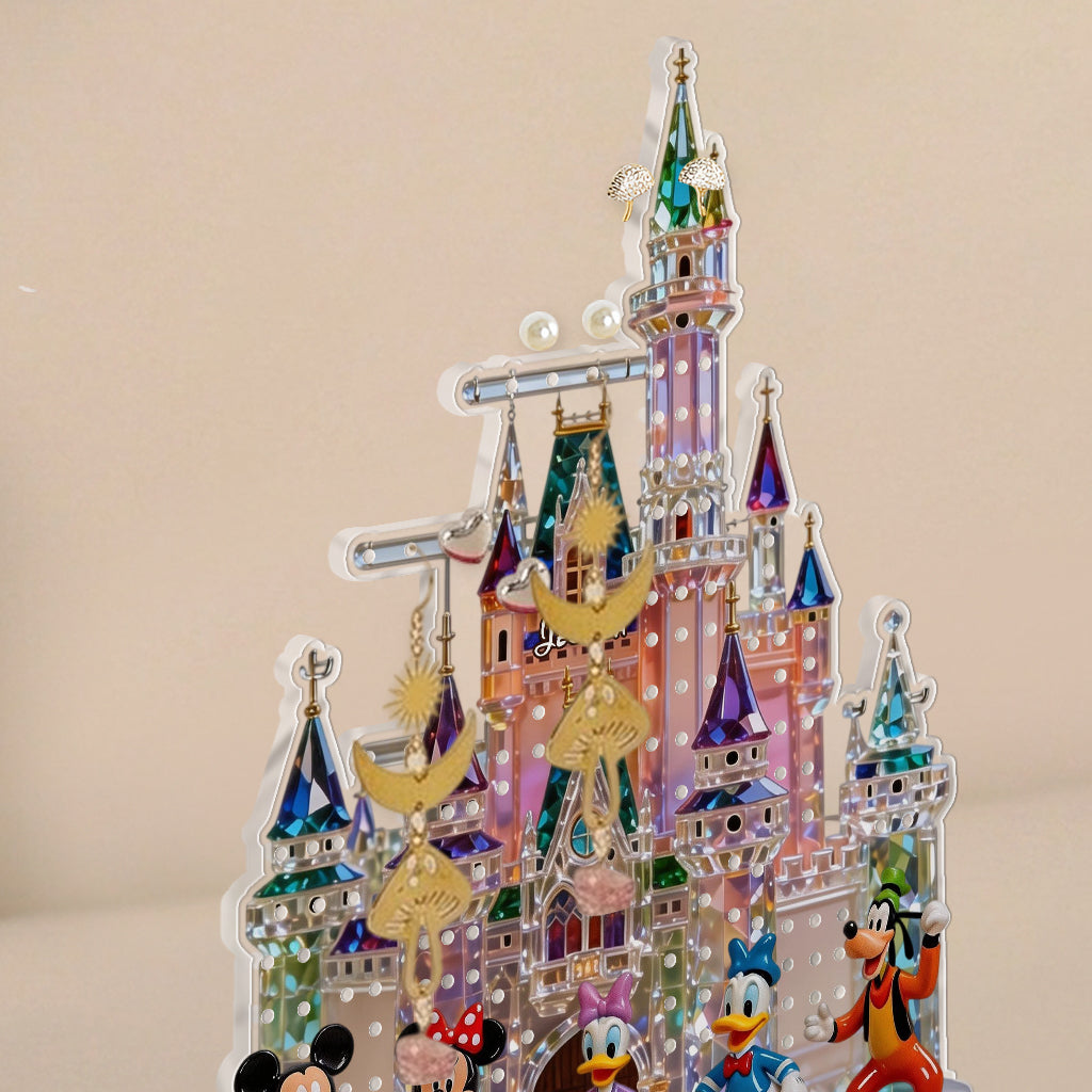 Personalized Acrylic Jewelry Holder Dream Trip Gift for Her Jewelry Holder GradoCreations