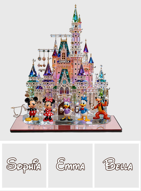 Personalized Acrylic Jewelry Holder Dream Trip Gift for Her Jewelry Holder GradoCreations