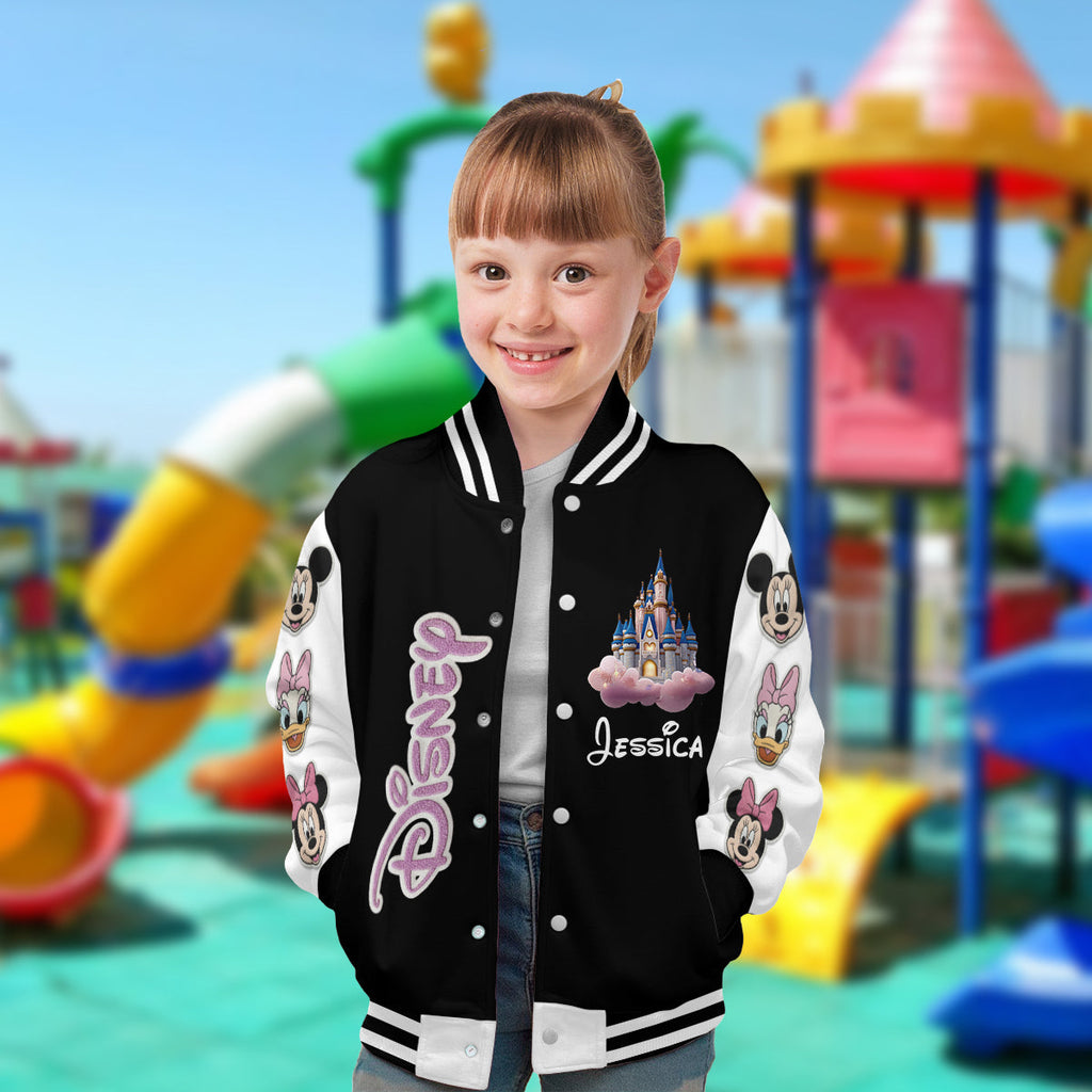 Personalized Disney Varsity Jacket Custom Name Gift Idea Varsity Jacket GradoCreations