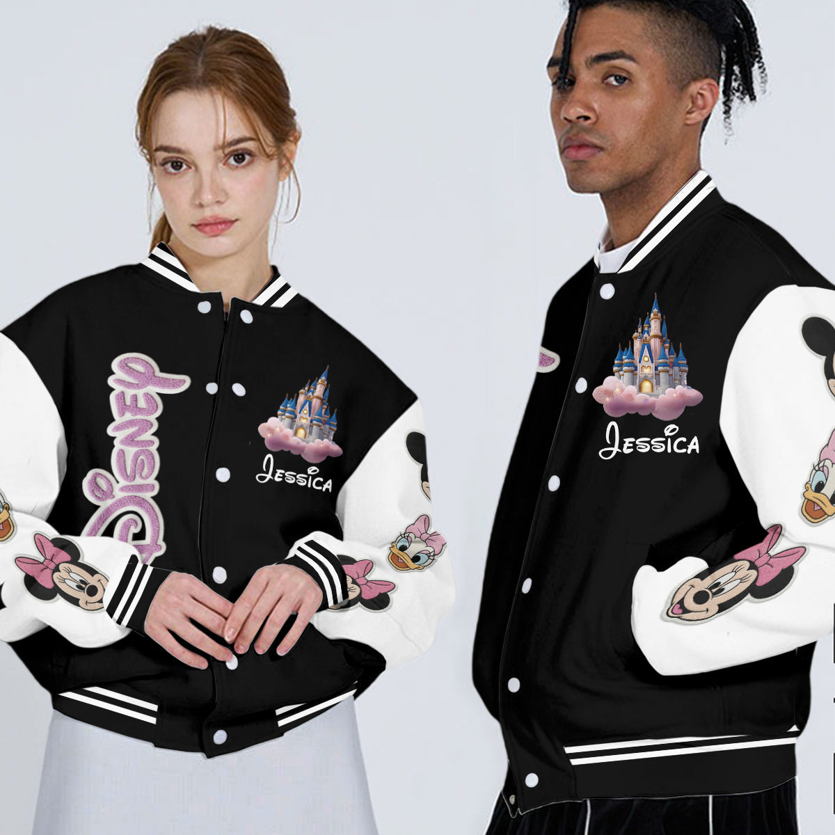 Personalized Disney Varsity Jacket Custom Name Gift Idea Varsity Jacket GradoCreations