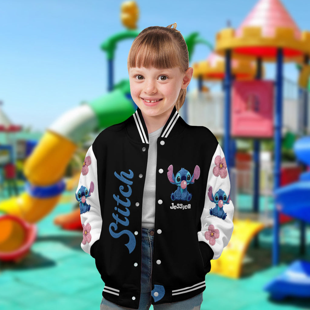 Personalized Stitch Varsity Jacket Custom Name Gift for Her Varsity Jacket GradoCreations