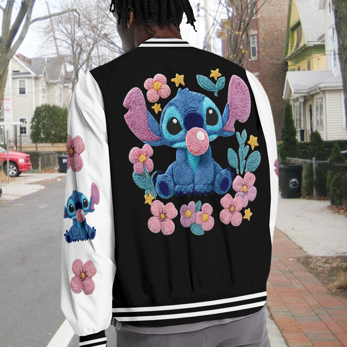 Personalized Stitch Varsity Jacket Custom Name Gift for Her Varsity Jacket GradoCreations