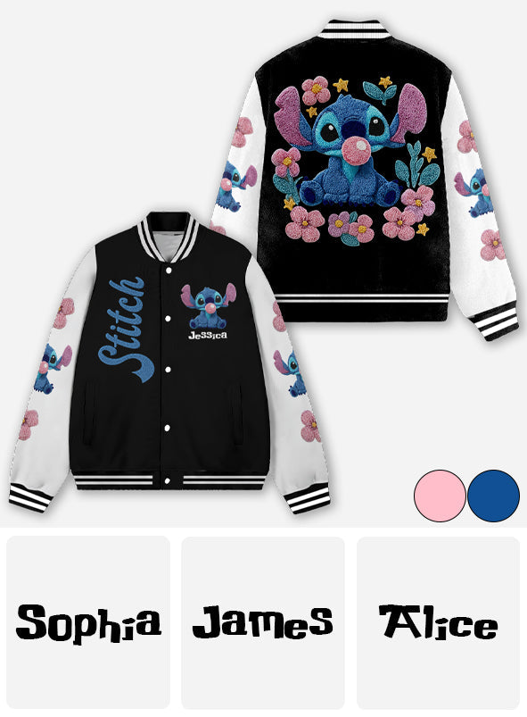 Personalized Stitch Varsity Jacket Custom Name Gift for Her Varsity Jacket GradoCreations