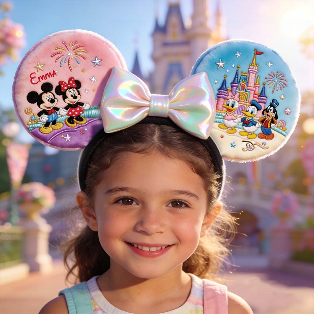 Personalized Dream Trip Shaped Leather Headband for Kids Shaped Leather Headband GradoCreations