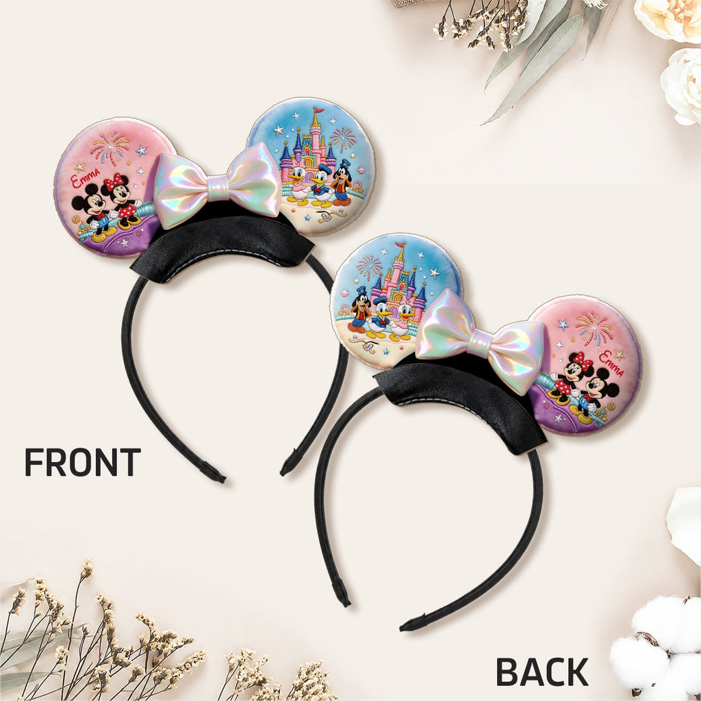Personalized Dream Trip Shaped Leather Headband for Kids Shaped Leather Headband GradoCreations