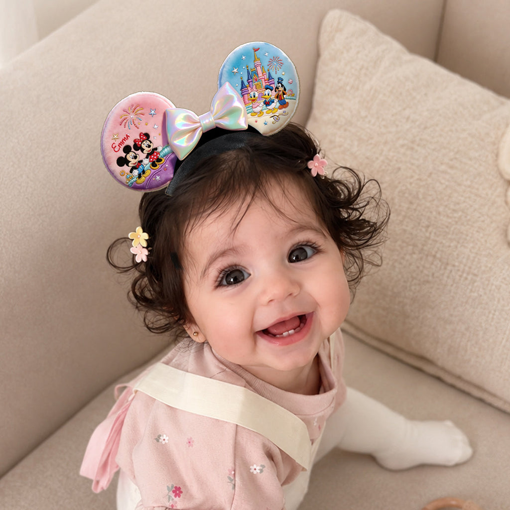 Personalized Dream Trip Shaped Leather Headband for Kids Shaped Leather Headband GradoCreations