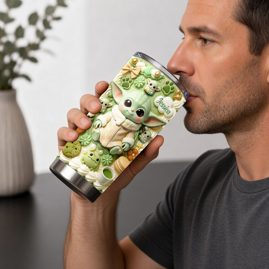 Personalized 3D Guardian Galaxy Tumbler Custom Name Gift Tumbler GradoCreations