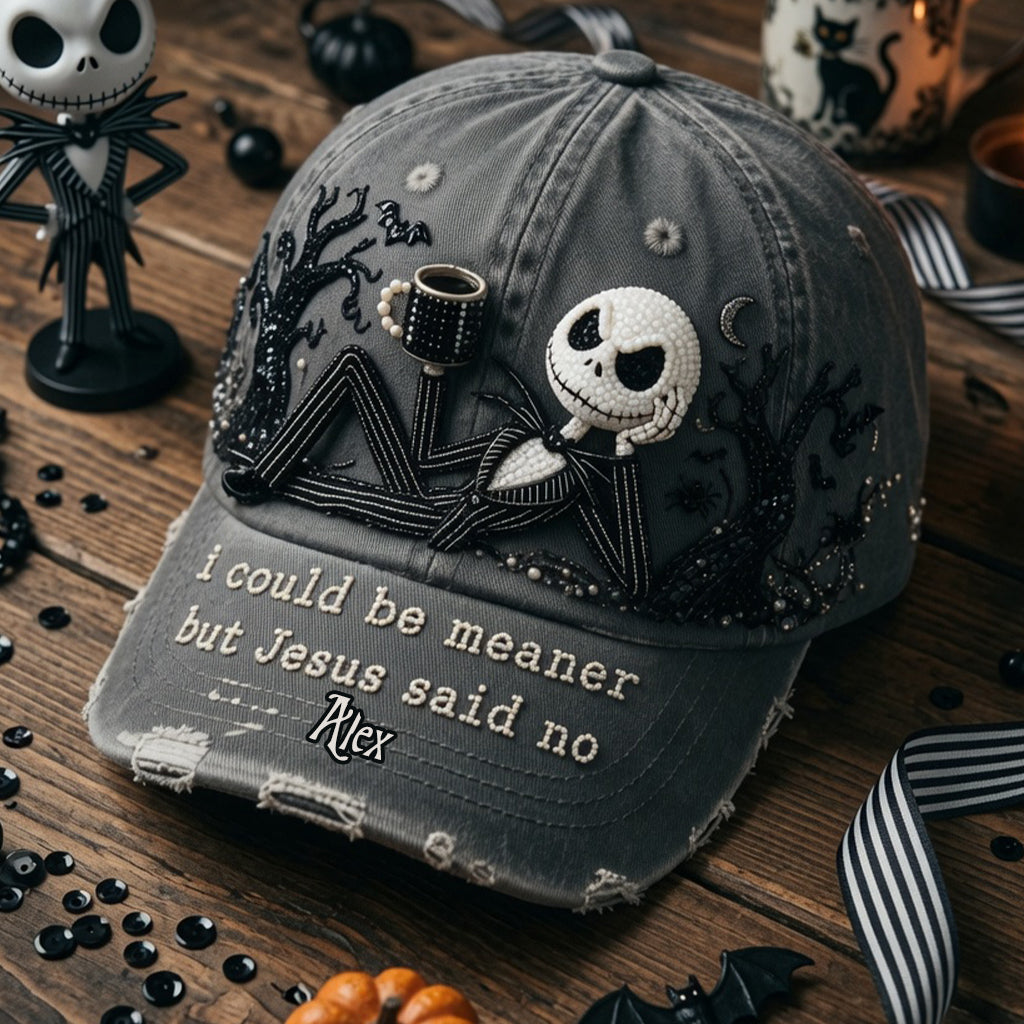 Personalized Classic Cap Nightmare Design Custom Name Gift Classic Cap GradoCreations
