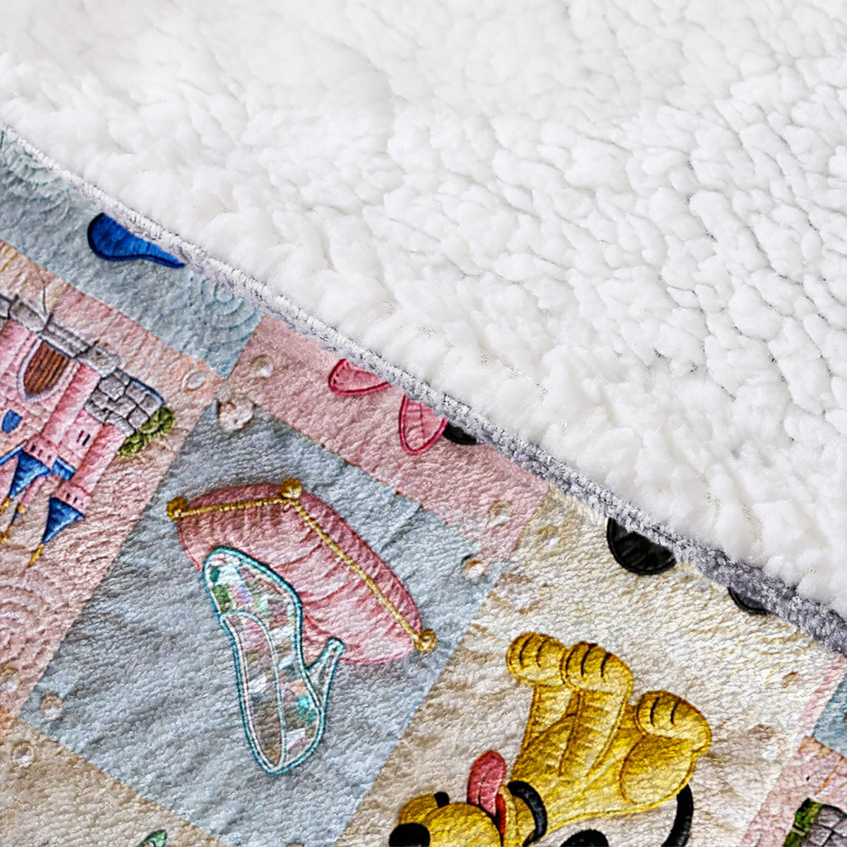 Personalized Disney Mouse Blanket Hoodie Custom Name Gift Blanket Hoodie GradoCreations