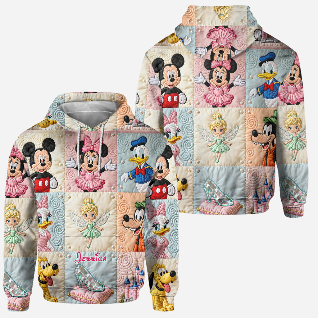 Personalized Disney Mouse Hoodie and Leggings Set for Kids Hoodie & Leggings GradoCreations
